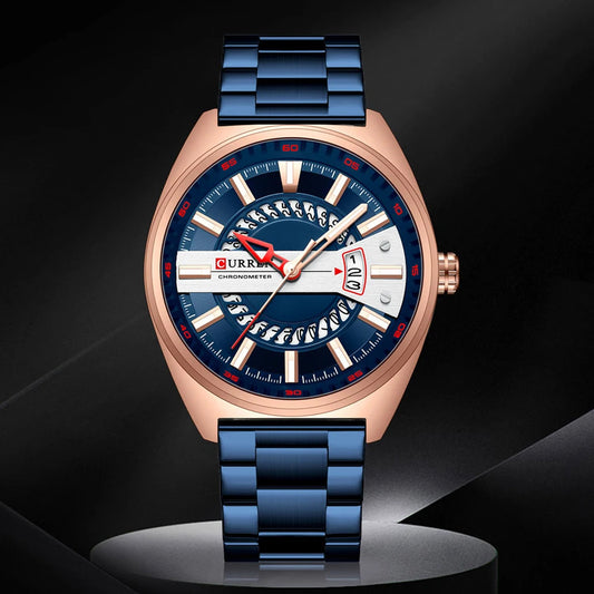 CURREN Men's Blue Watch