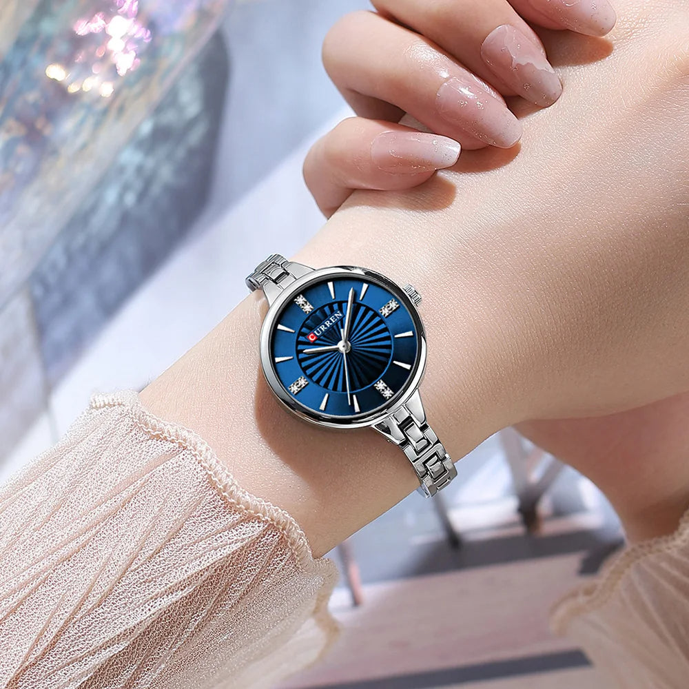 CURREN Romantic Rhinestone Watch