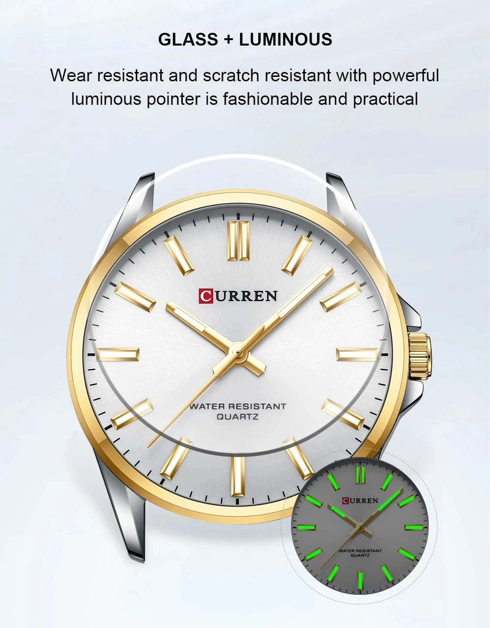 CURREN Couple Quartz Watch